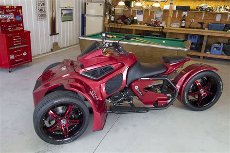 The onlyStart your reverse trike project with 70 of the work done. . Reverse trike motorcycle